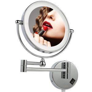 5 x magnification LED Wall mounted Mirror